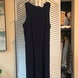 Navy blue jump suit